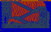 King's Quest II: Romancing the Throne for IBM PC/Compatibles - Yet another windy staircase.