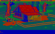 King's Quest II: Romancing the Throne for IBM PC/Compatibles - There is a house here!