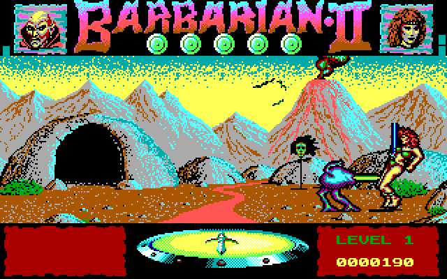 Axe of Rage IBM PC/Compatibles Screenshot: Trapped in the corner!