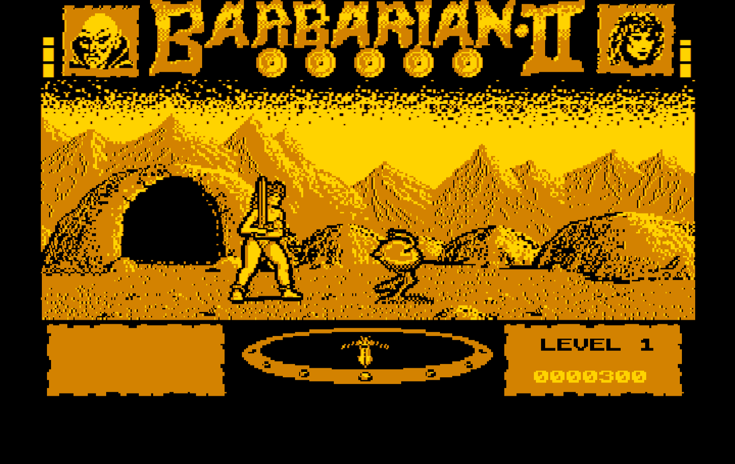 Axe of Rage IBM PC/Compatibles Screenshot: Enemies come in all shapes and sizes.