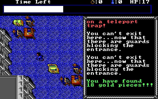 Hillsfar IBM PC/Compatibles Screenshot: Found some gold...