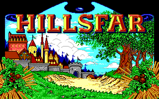 Hillsfar IBM PC/Compatibles Screenshot: Title screen.