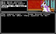 Hillsfar for IBM PC/Compatibles - You can buy some more healing potions here...