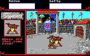 Hillsfar for IBM PC/Compatibles - Fighting a left handed orc!