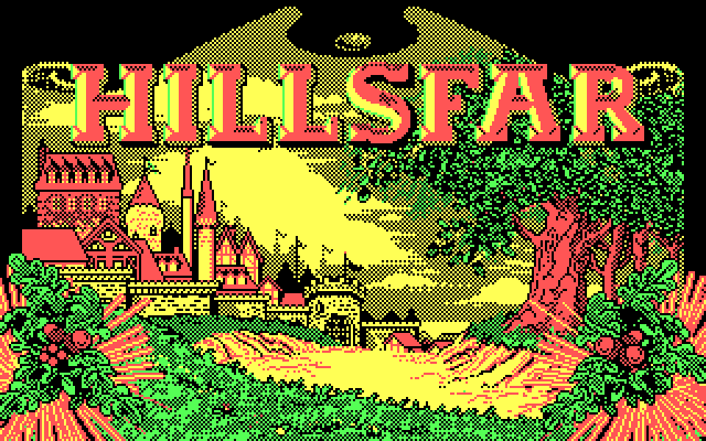 Hillsfar IBM PC/Compatibles Screenshot: Title screen.