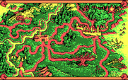 Hillsfar for IBM PC/Compatibles - The world map...