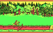 Hillsfar for IBM PC/Compatibles - Jump over obstacles.