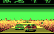 Crazy Cars for IBM PC/Compatibles - Don't hit the other cars, it will cost precious time!