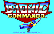 Bionic Commando for IBM PC/Compatibles - Title screen.