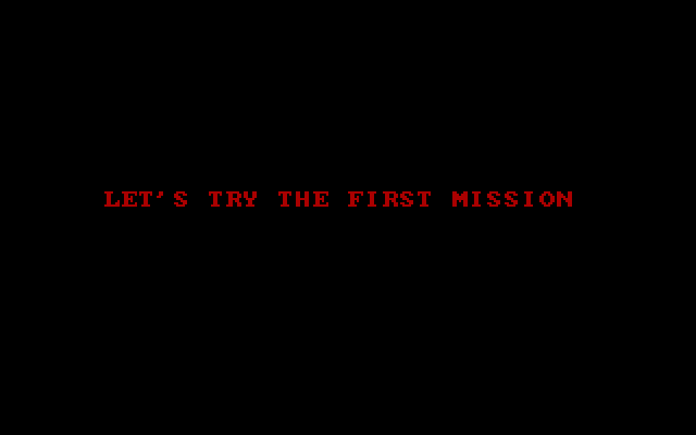 Bionic Commando IBM PC/Compatibles Screenshot: Let's try the first mission...