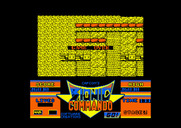 Bionic Commando for Amstrad CPC - Game over.