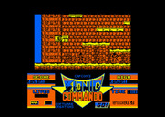 Bionic Commando for Amstrad CPC - Start of stage 2.