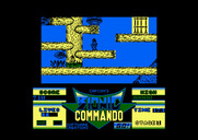 Bionic Commando for Amstrad CPC - There are a number of platforms here I can use to climb up...