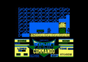 Bionic Commando for Amstrad CPC - Danger ahead!