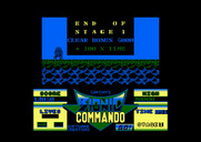Bionic Commando for Amstrad CPC - End of stage 1.