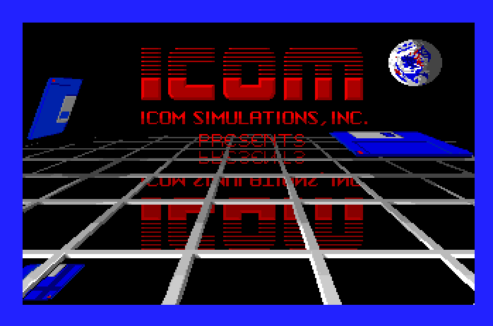Uninvited Apple IIgs Screenshot: ICOM Simulations logo.