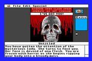 Uninvited for Apple IIgs - Game over.