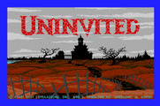 Uninvited for Apple IIgs - Title screen.