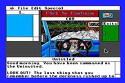Uninvited for Apple IIgs - Game start.
