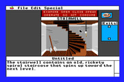 Uninvited for Apple IIgs - An old, rickety stairway...