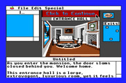 Uninvited for Apple IIgs - The entrance of the house.