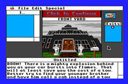 Uninvited for Apple IIgs - The front of a house.