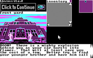 Uninvited for IBM PC/Compatibles - The entrance to a mansion.