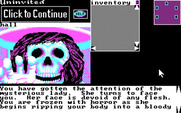 Uninvited for IBM PC/Compatibles - This looks like game over...