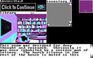 Uninvited for IBM PC/Compatibles - Exploring the library.