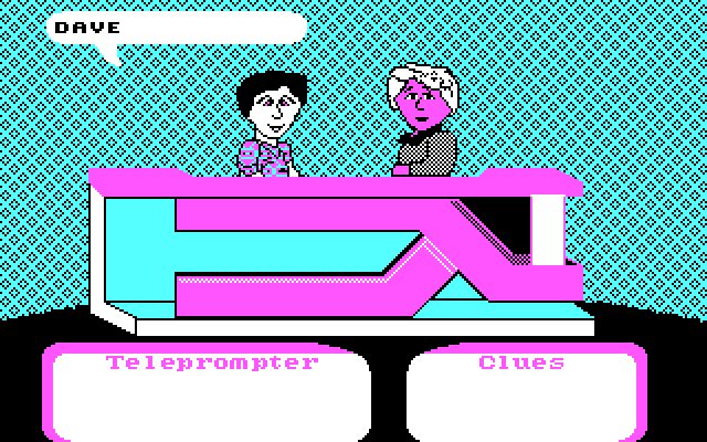 Super Password IBM PC/Compatibles Screenshot: The other pair of players in the game