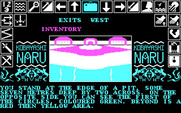Kobyashi Naru for IBM PC/Compatibles - Standing at the edge of a pit.