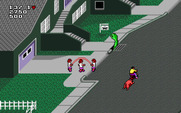 Paperboy 2 for IBM PC/Compatibles - Trying to escape a pig...
