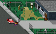 Paperboy 2 for IBM PC/Compatibles - Crashed into a car...