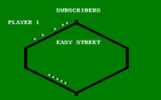Paperboy 2 for IBM PC/Compatibles - The game starts out by showing who the subscribers and non-subscribers are.