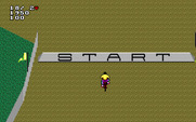 Paperboy 2 for IBM PC/Compatibles - Obstacle course start.