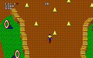 Paperboy 2 for IBM PC/Compatibles - End of level obstacle course.