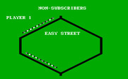 Paperboy 2 for IBM PC/Compatibles - Here are the subscribers and non-subscribers on Easy Street.