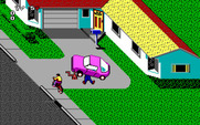 Paperboy 2 for IBM PC/Compatibles - A friendly house...deliver some papers!