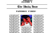 Paperboy 2 for IBM PC/Compatibles - Game over.