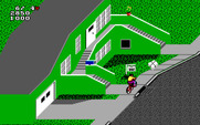 Paperboy 2 for IBM PC/Compatibles - Pick up the paper bundle to replenish your supply.