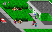 Paperboy 2 for IBM PC/Compatibles - Don't crash into the oncoming cars...