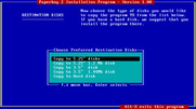 Paperboy 2 for IBM PC/Compatibles - Select where to install the game.