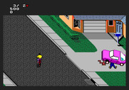 Paperboy 2 for Amiga - This house is friendly, deliver them a paper!