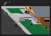 Paperboy 2 for Amiga - A successful paper delivery...