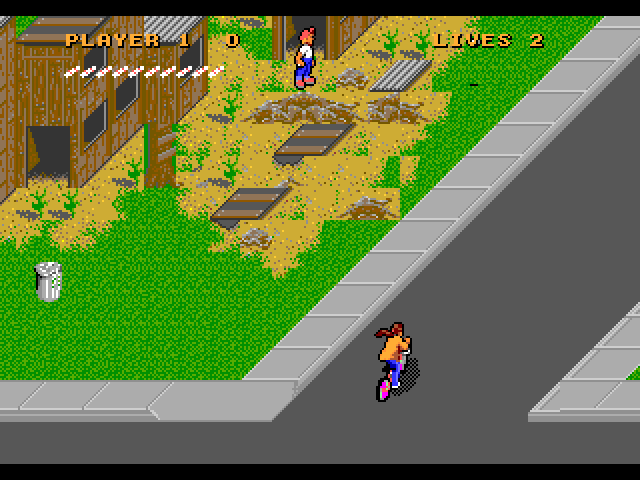 Paperboy 2 Sega Genesis / Mega Drive Screenshot: Game start.