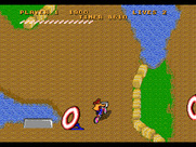 Paperboy 2 for Sega Genesis / Mega Drive - Hit targets for points.