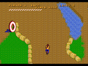 Paperboy 2 for Sega Genesis / Mega Drive - Starting the obstacle course...