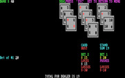 Mind Games for IBM PC/Compatibles - Blackjack: Total for dealer is 19 this time...