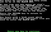 Mind Games for IBM PC/Compatibles - Black Box: Instructions, part 3.