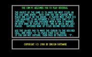 Mind Games for IBM PC/Compatibles - Reversal: Game instructions.